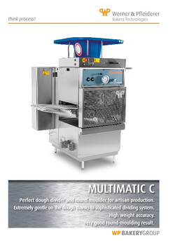 Dough divider and round moulding machine MULTIMATIC C | WP Bakery ...